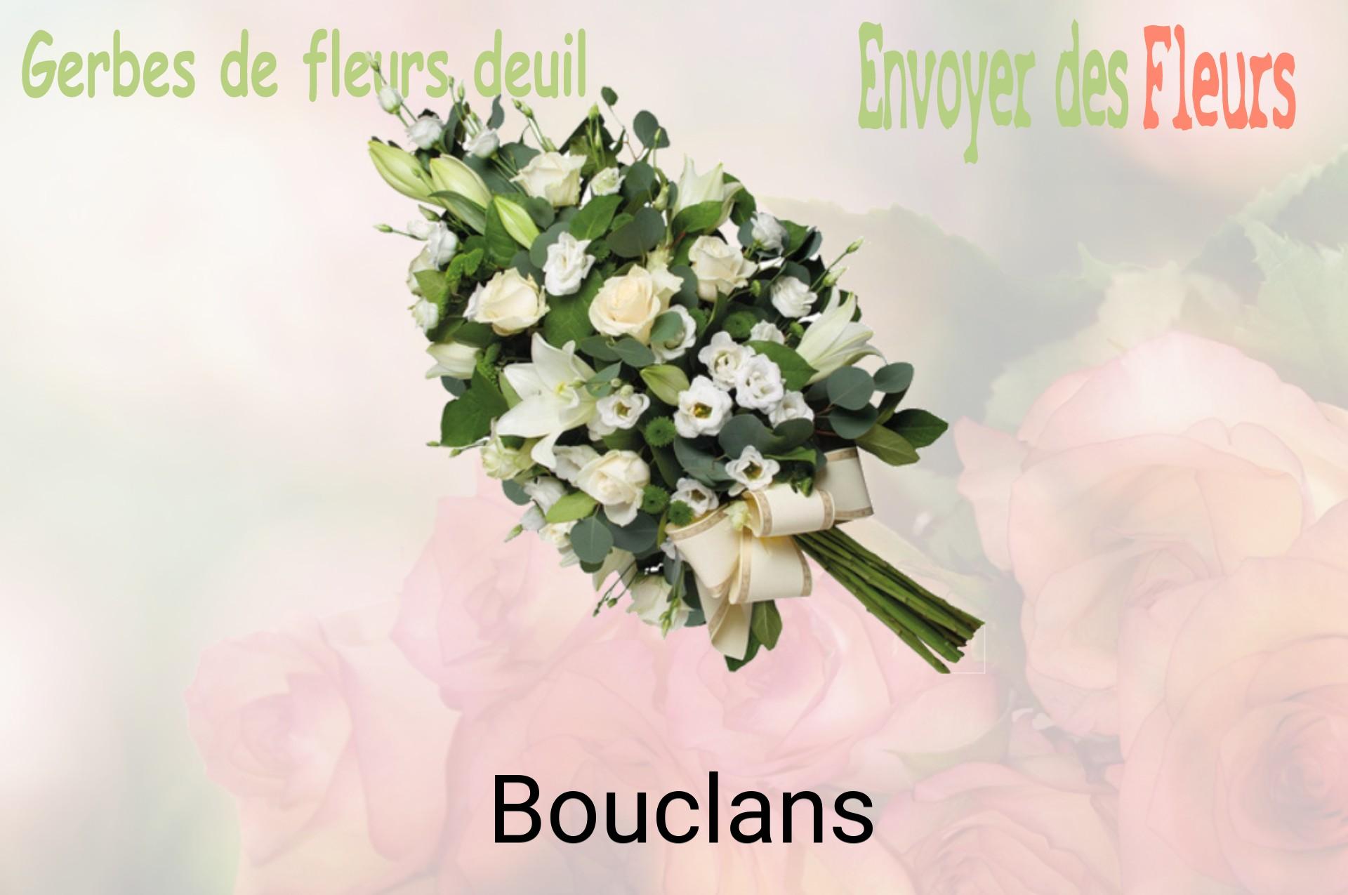 Gerbe de fleurs de deuil livrée à Bouclans